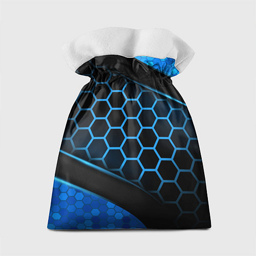 Подарочный мешок Объемные соты - герб России / 3D-принт – фото 2