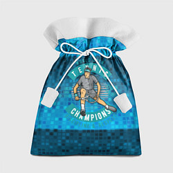 Мешок для подарков Чемпионат по теннису, цвет: 3D-принт