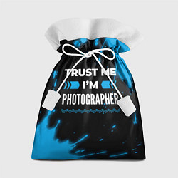 Мешок для подарков Trust me Im photographer dark, цвет: 3D-принт