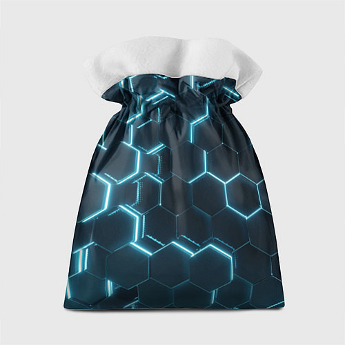Подарочный мешок Сияние сот / 3D-принт – фото 2