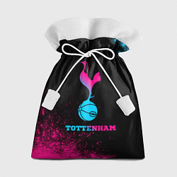 Мешок для подарков Tottenham - neon gradient, цвет: 3D-принт