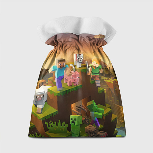 Подарочный мешок Алексей Minecraft / 3D-принт – фото 2
