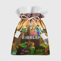 Мешок для подарков Алексей Minecraft, цвет: 3D-принт