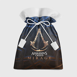Мешок для подарков Assassins creed mirage logo, цвет: 3D-принт