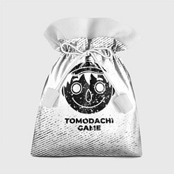 Подарочный мешок Tomodachi Game с потертостями на светлом фоне