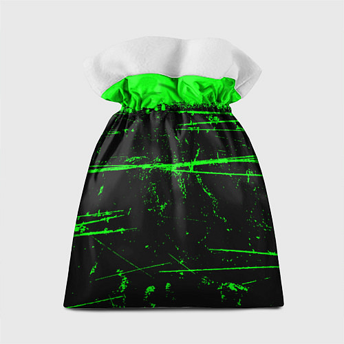 Подарочный мешок Monster energy green neon / 3D-принт – фото 2