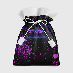 Мешок для подарков Evangelion neon logo, цвет: 3D-принт