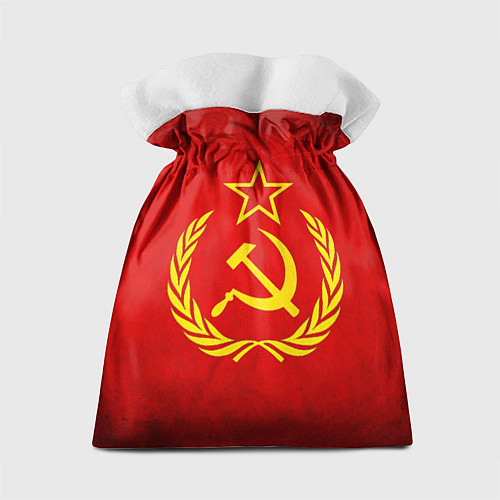 Подарочный мешок СССР - старый флаг / 3D-принт – фото 2