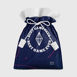Подарочный мешок Символ The Sims и надпись best game ever