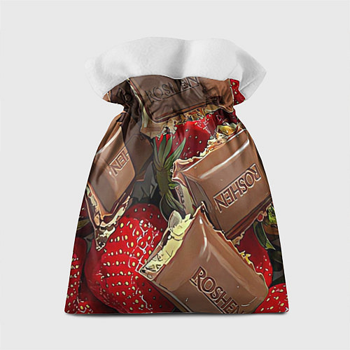 Подарочный мешок Клубника и шоколад Рошен / 3D-принт – фото 2