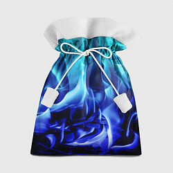 Мешок для подарков Огненный неоновый градиент, цвет: 3D-принт