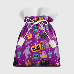 Мешок для подарков Happy Halloween - holiday pattern, цвет: 3D-принт