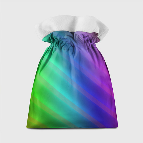 Подарочный мешок Полосы всех цветов радуги / 3D-принт – фото 2