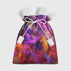 Мешок для подарков Разводы цветные, цвет: 3D-принт