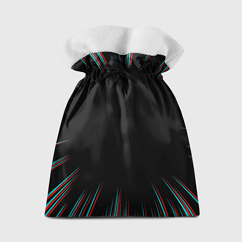 Подарочный мешок Символ Darling in the FranXX в стиле glitch на тем / 3D-принт – фото 2