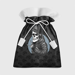 Мешок для подарков Скелет рокера, цвет: 3D-принт