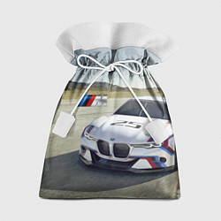 Мешок для подарков Спортивная бэха на гоночной трассе, цвет: 3D-принт