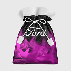 Мешок для подарков Ford pro racing: символ сверху, цвет: 3D-принт