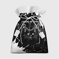 Мешок для подарков Группа Thousand Foot Krutch и рок кот, цвет: 3D-принт