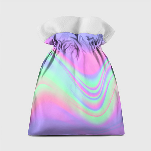 Подарочный мешок Цветные волны / 3D-принт – фото 2