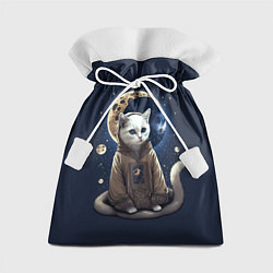 Мешок для подарков Лунный котик, цвет: 3D-принт