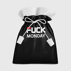 Мешок для подарков Fuck monday - antibrand, fila, цвет: 3D-принт