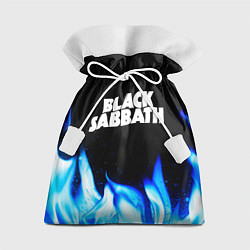 Мешок для подарков Black Sabbath blue fire, цвет: 3D-принт