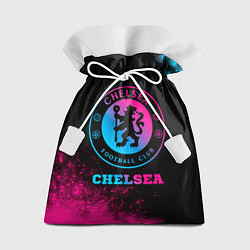 Мешок для подарков Chelsea - neon gradient, цвет: 3D-принт