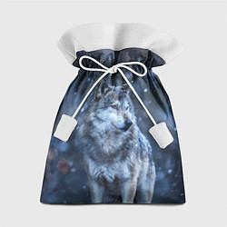 Мешок для подарков Лесной волк, цвет: 3D-принт