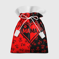 Мешок для подарков Мама в сердце, цвет: 3D-принт