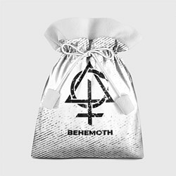 Подарочный мешок Behemoth с потертостями на светлом фоне