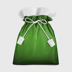 Мешок для подарков Зеленый с затемняющей виньеткой, цвет: 3D-принт