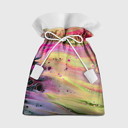 Мешок для подарков Растекающиеся краски, цвет: 3D-принт