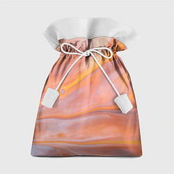 Мешок для подарков Оранжевая река и краски, цвет: 3D-принт