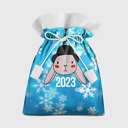 Мешок для подарков Кролик в шляпе 2023, цвет: 3D-принт