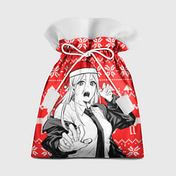 Мешок для подарков Новогодняя Пауэр: Человек-бензопила, цвет: 3D-принт