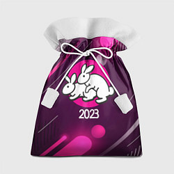 Мешок для подарков Кролики 2023, цвет: 3D-принт