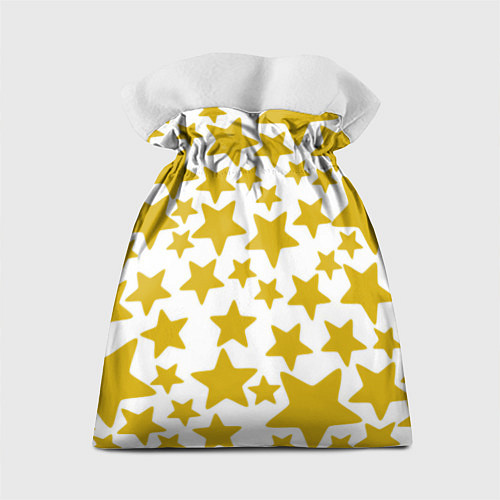 Подарочный мешок Жёлтые звезды / 3D-принт – фото 2