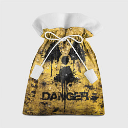 Мешок для подарков Danger radiation, цвет: 3D-принт