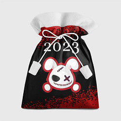 Мешок для подарков Кролик 2023 злой, цвет: 3D-принт