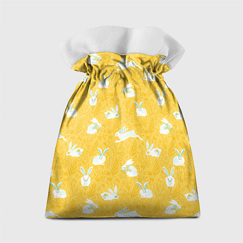 Подарочный мешок Кролики на пшеничном поле / 3D-принт – фото 2