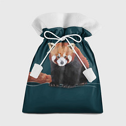 Подарочный мешок Полигональная панда