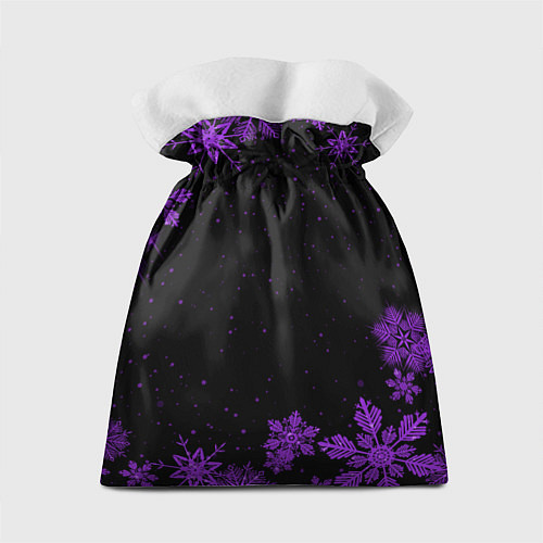 Подарочный мешок Новогодняя Диана на темном фоне / 3D-принт – фото 2