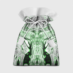 Мешок для подарков Зеленый узор, цвет: 3D-принт