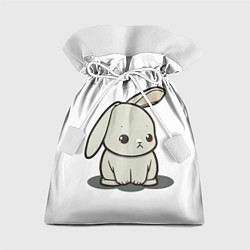 Мешок для подарков Грустный зайчик, цвет: 3D-принт