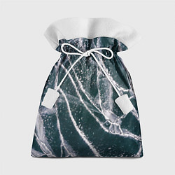 Подарочный мешок Ледяные трещины на замерзшем море