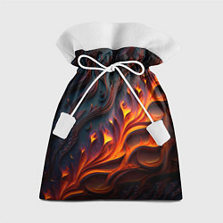 Мешок для подарков Огненный орнамент с языками пламени, цвет: 3D-принт