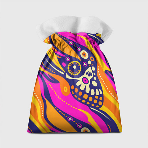 Подарочный мешок Абстрактный узор мексиканская чупакабра / 3D-принт – фото 2