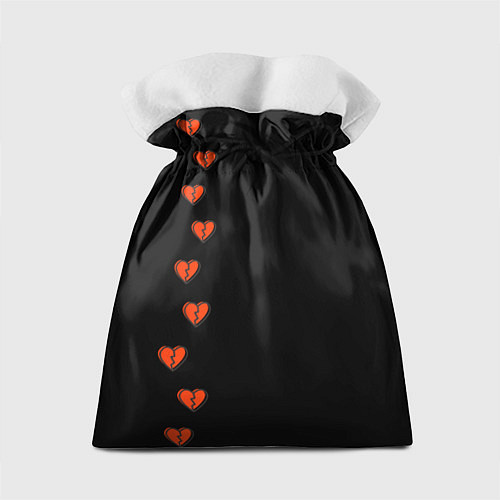 Подарочный мешок Дорожка разбитых сердец - темный / 3D-принт – фото 2