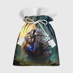 Мешок для подарков Sven and Crystal Maiden, цвет: 3D-принт